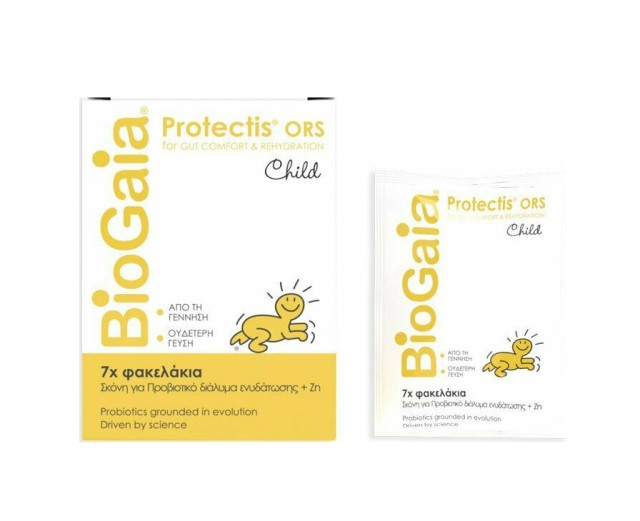 BioGaia Protectis Child ORS Σκόνη για Προβιοτικό 7 Φακελάκια