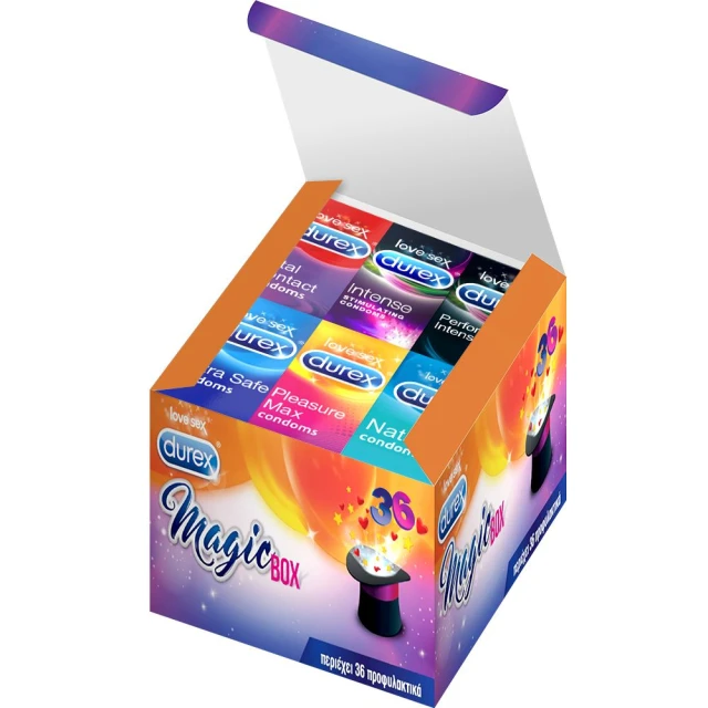 Durex Magicbox Προφυλακτικά 36τμχ
