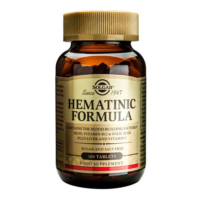 SOLGAR HEMATINIC FORMULA 100TAB