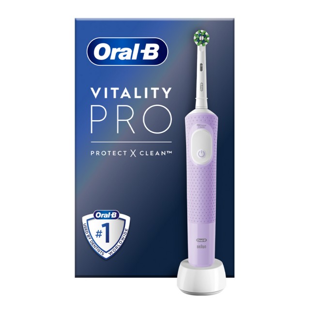 Oral-B Vitality Pro Lilac Mist Ηλεκτρική Οδοντόβουρτσα Μωβ Χρώμα 1τμχ