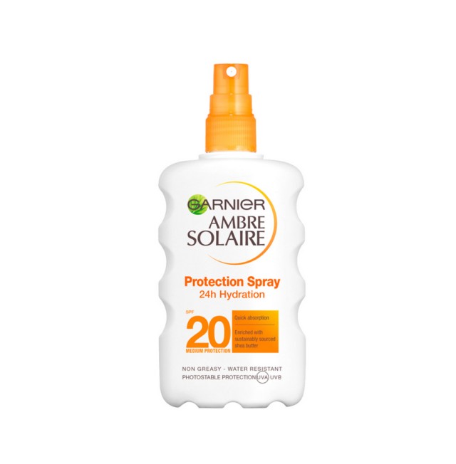 Garnier Ambre Solaire Protection Spray 24h Hydration SPF20 200ml