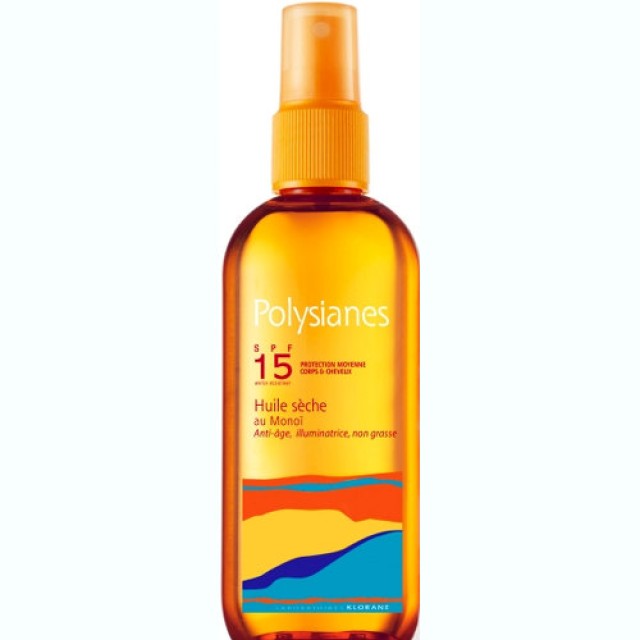 POLYSIANES Spray Huile Seche au Monoi SPF15 150ml