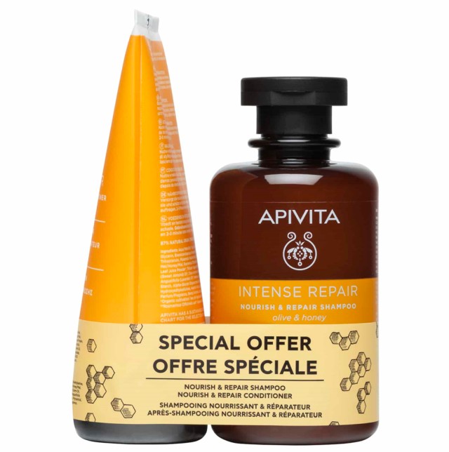 APIVITA PROMO ΣΑΜΠΟΥΑΝ & ΚΡΕΜΑ ΘΡΕΨΗΣ 250ML & ΕΠΑΝΟΡΘΩΣΗΣ ΣΕ SPECIAL PRICE 150ML