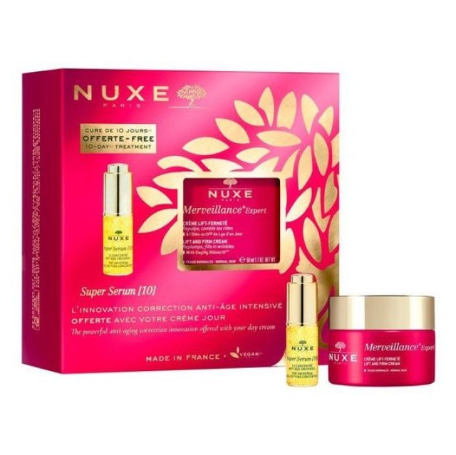 Nuxe Set Merveillance Expert Creme Lift Fermete για Κανονική Επιδερμίδα 50ml  + Δώρο Super Serum[10] 5ml