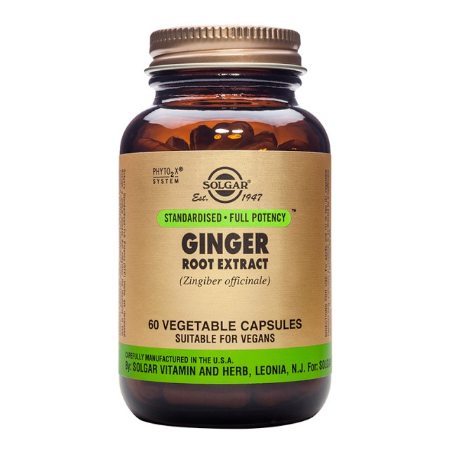 SOLGAR SFP GINGER ROOT EXTRACT 60VCAP