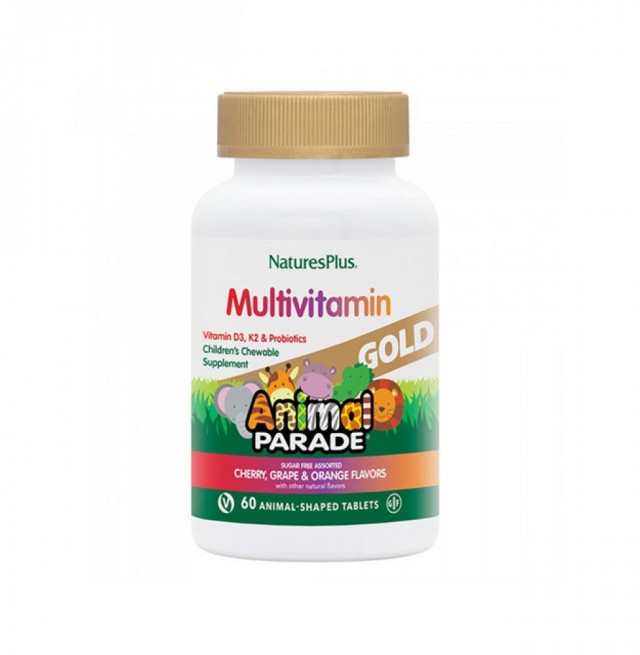 Nature's Plus Animal Parade Gold Assorted 60Tabs