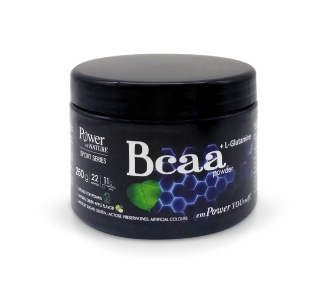 Power Health Power of Nature Sport Series BCAA Με φυσική γεύση πράσινο μήλο 250gr