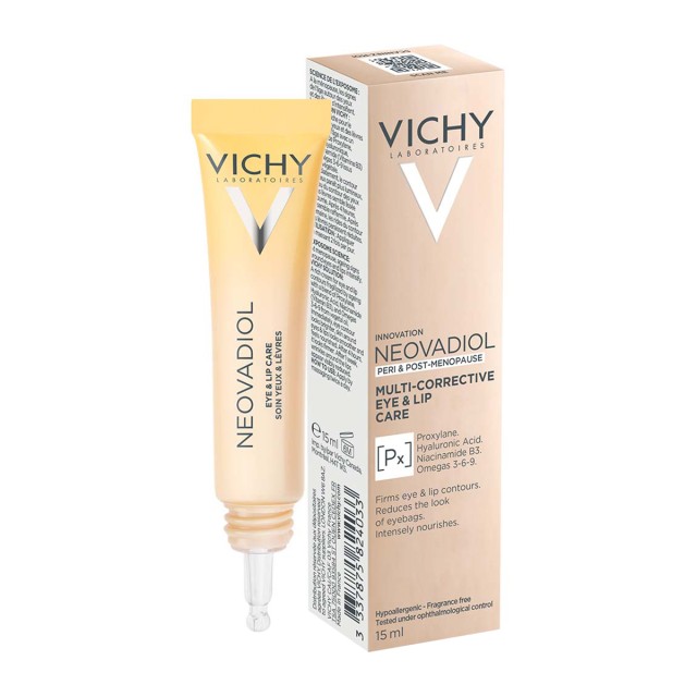 Vichy Neovadiol Eye & Lip Care Multi-Correction Care Χωρίς Άρωμα 15ml