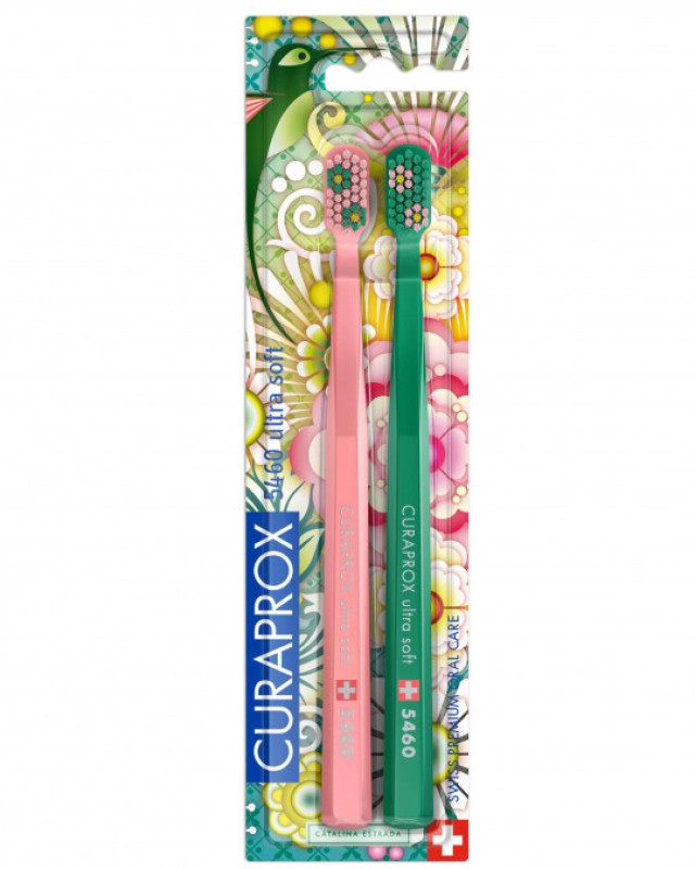 Curaprox CS 5460 Ultra Soft Duo Summer Edition Οδοντόβουρτσα 2τμχ