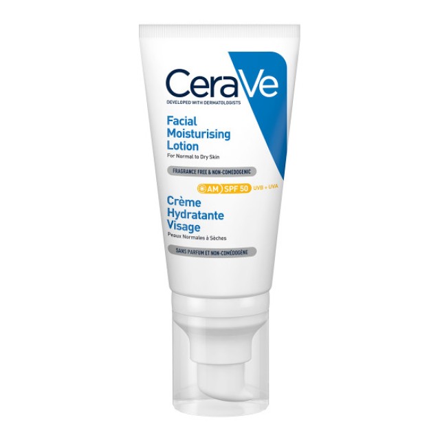 CeraVe Facial Moisturising Lotion SPF50 for Normal to Dry Skin 52ml