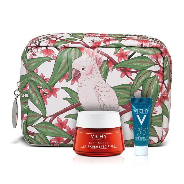Vichy Set Liftactiv Collagen Spesialist για Κάθε Τύπο Επιδερμίδας 50ml + Δώρο Mineral 89 Probiotic 5ml + Πρακτικο Νεσεσέρ by Marina Raphael 1τμχ