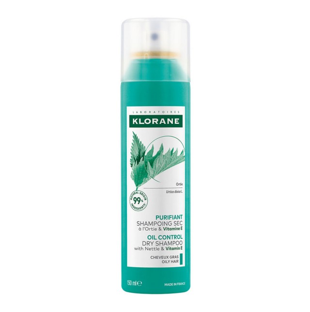 Klorane Purifiant Shampoing Sec a L'Ortie & Vitamin E 150ml