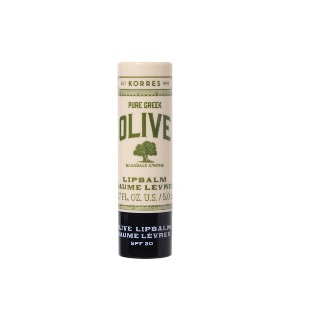Korres Pure Greek Olive Lipbalm Baume Levres SPF20 5ml