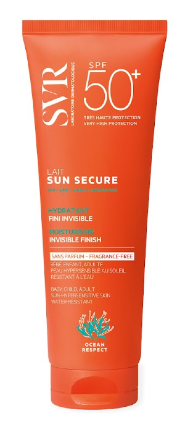 SVR Sun Secure Αδιάβροχο Αντηλιακό Προσώπου & Σώματος SPF50+ Χωρίς Αρωμα 250ml