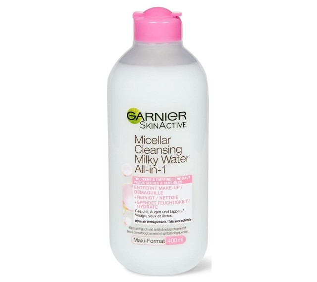 Garnier Skin Active Micellaire Γαλακτώδες Νερό για Ξηρή - Ευαίσθητη Επιδερμίδα 400ml