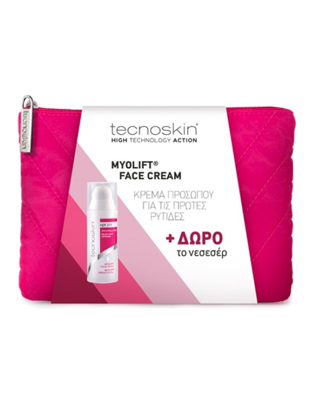 Tecnoskin Set Myolift Face Cream 50ml + Δώρο Το Νεσεσερ