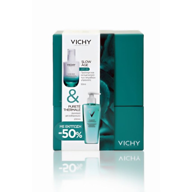 Vichy Set Slow Age SPF25 50ml + Purete Thermale Δροσερό Τζελ Καθαρισμού με Έκπτωση 50% 200ml