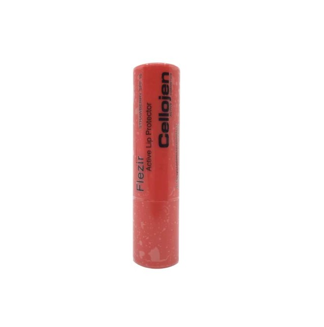 Cellojen Flezir Active Lip Protector Strawberry SPF15 4gr