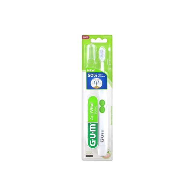 GUM Οδοντόβουρτσα Activital Sonic Power Soft 4100 Λευκό Χρώμα 1τμχ
