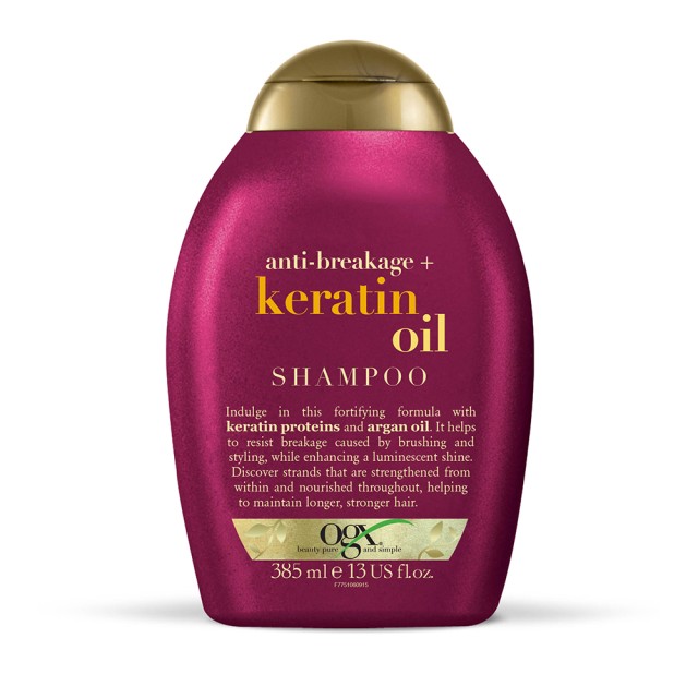 OGX Keratin Oil Σαμπουάν Ενδυνάμωσης 385ml