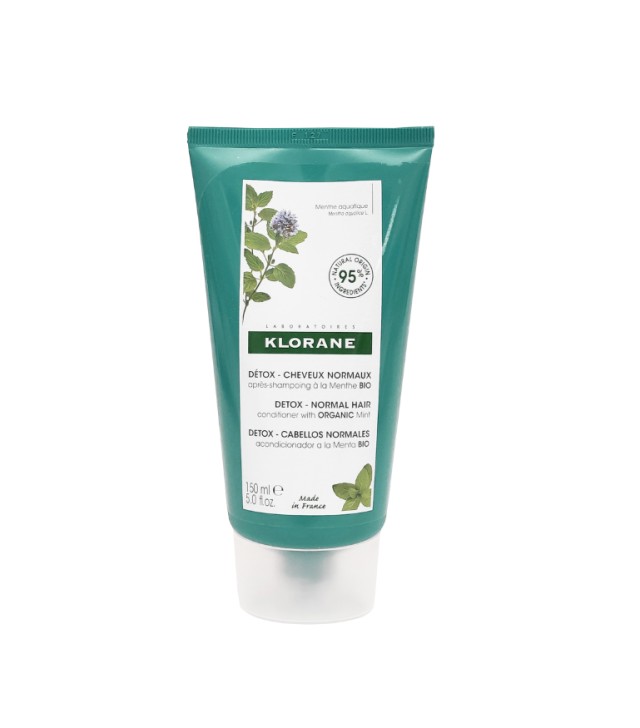 Klorane Baume Detox Normal Hair Conditioner With Organic Mint 150ml