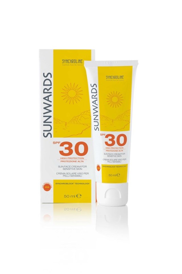 SYNCHROLINE Sunwards Face Cream for Sensitive Skins SPF30 50ml