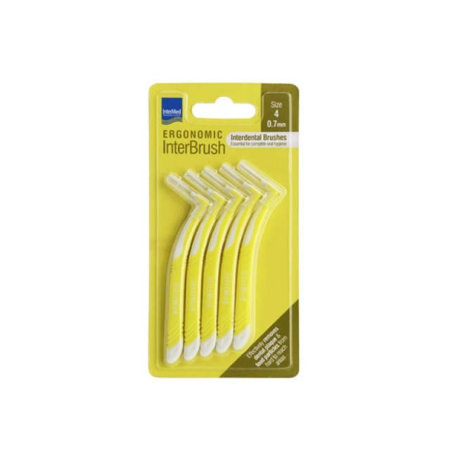 Intermed Ergonomic InterBrush Μεσοδόντια Size 4 (0,7mm) 5τμχ