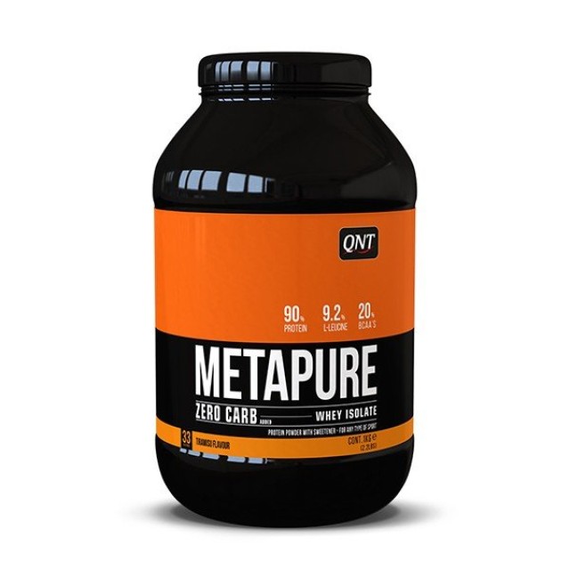 QNT Metapure Zero Carb Whey Isolate Protein Powder Tiramisu 1kg