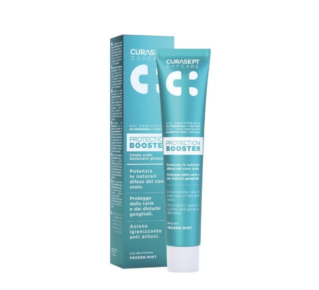 Curasept Daycare Protection Booster Gel Toothpaste Οδοντόκρεμα Frozen Mint 75ml