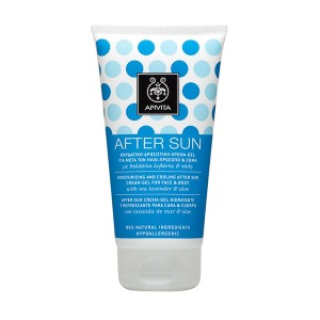 APIVITA SUNCARE AFTERSUN ΕΝΥΔΑΤΙΚΗ ΔΡΟΣΙΣΤΙΚΗ ΚΡΕΜΑ GEL ΠΡΟΣΩΠΟ ΚΑΙ ΣΩΜΑ 150ML