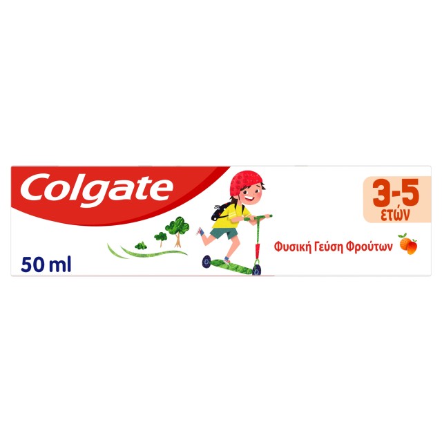 Colgate Kids Παιδική Οδοντόκρεμα με Φυσική Γεύση Φρούτων 3-5 Ετών 50ml