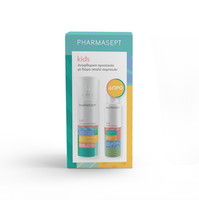 Pharmasept Kids Set X-Lice Protective Lotion Παιδική Αντιφθειρική Λοσιόν 100ml + Δώρο Kids Soft Hair Shampoo Παιδικό Σαμπουάν 100ml