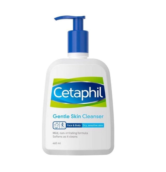 Cetaphil Lotion Καθαρισμού Gentle Απαλό Καθαριστικό Προσώπου & Σώματος για Ξηρές Επιδερμίδες 460ml