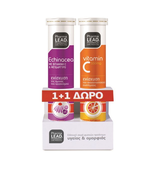 Pharmalead Echinacea 20eff.tabs + Δώρο Pharmalead Vitamin C 550mg 20eff.tabs