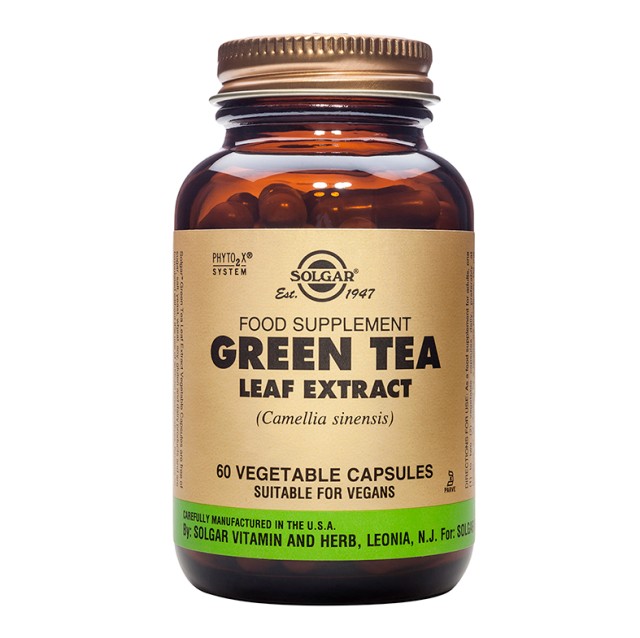 SOLGAR GREEN TEA LEAF EXTRACT VEG. 60S