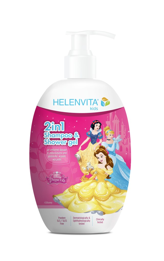 Helenvita Kids Princess 2 in 1 Shampoo & Shower Gel 500ml