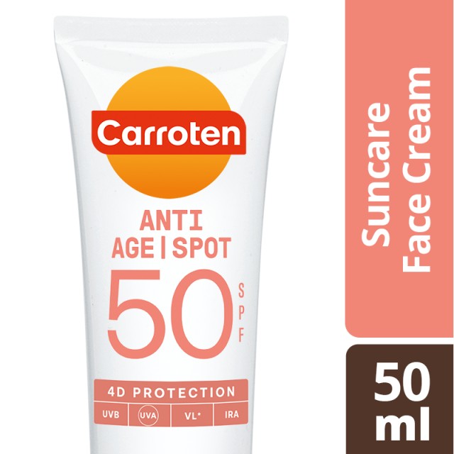 Carroten Anti Age Spot Αντηλιακή Κρέμα Προσώπου Spf50 50ml