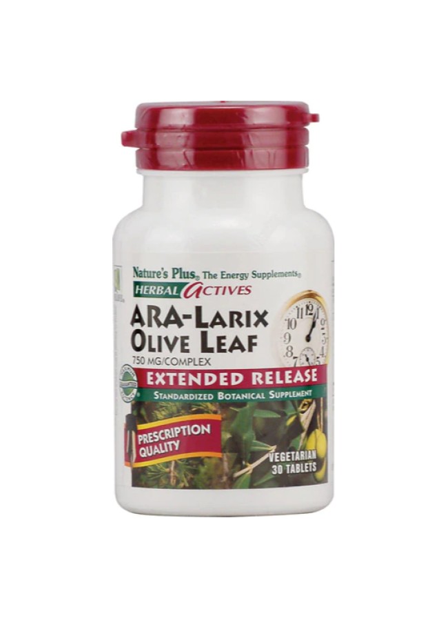 Nature's Plus ARA-LARIX/OLIVE LEAF, 30TABS