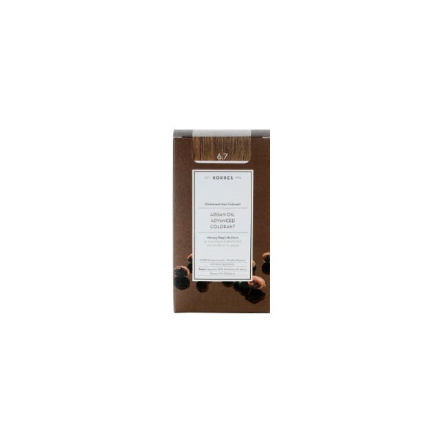 Korres Argan Oil ADVANCED COLORANT 6.7 ΚΑΚΑΟ 50ML