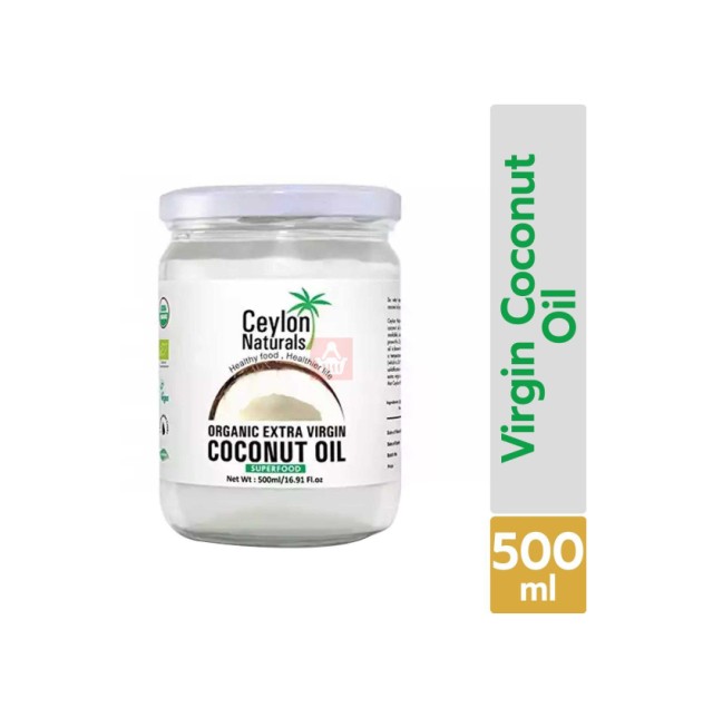Ceylon Naturals Organic Extra Virgin Coconut Oil 500ml