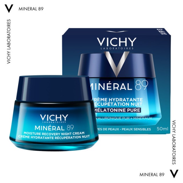 Vichy Mineral 89 Κρέμα Νύχτας Αποκατάστασης της Ενυδάτωσης 50ml