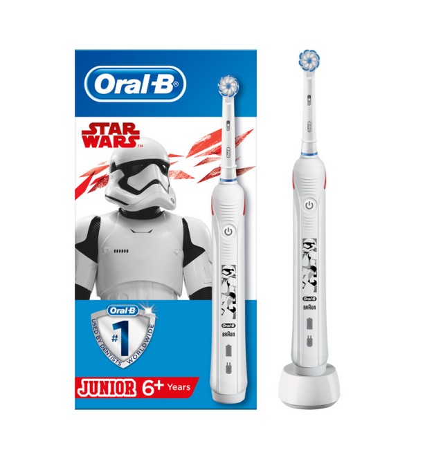 Oral B Ηλεκτρική Οδοντόβουρτσα Junior 6+ Ετών Star Wars 1τμχ
