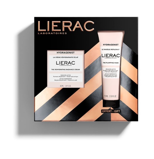 Lierac Set Hydragenist Radiance Cream 50ml & ΔΩΡΟ Hydragenist the Plumping Mask 75ml