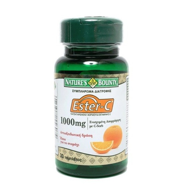 Nature's Bounty Βιταμίνη Ester-C 1000mg 30tabs