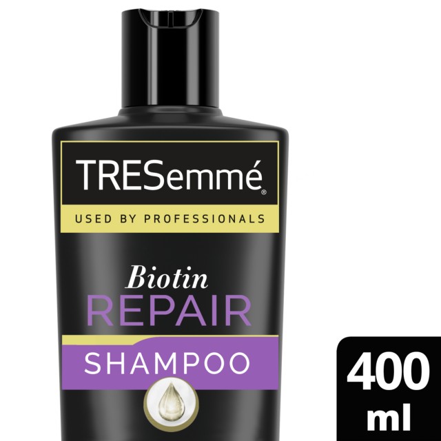 TRESemme Biotin+ 7 Repair Shampoo, Σαμπουάν για Ταλαιπωρημένα Μαλλιά 400ml