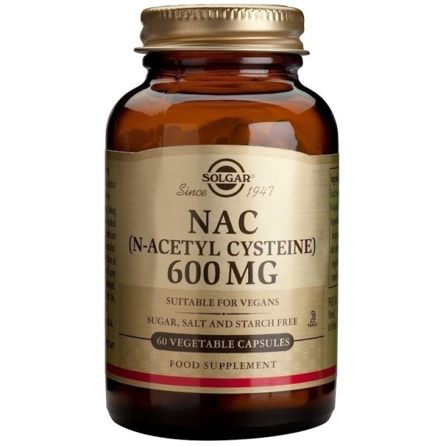 SOLGAR N-ACETYL-L-CYSTEINE (NAC) VEG.60S