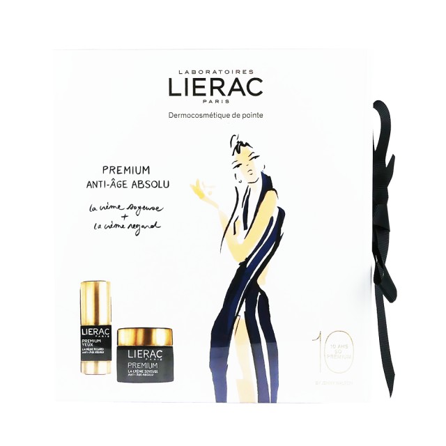 Lierac Set Premium La Creme Voluptueouse Texture Originelle Jour & Nuit 50ml + Premium Yeux La Creme Regard 15ml