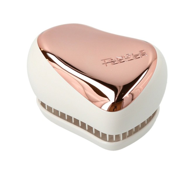 Tangle Teezer On-the-go Detangling Hairbrush Smooth and Shine Compact Styler Rose Gold/Ivory 1τμχ