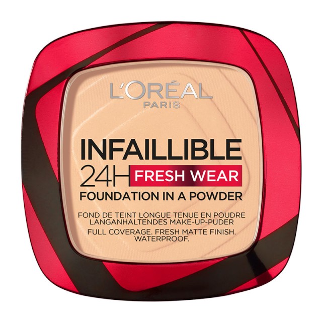 L'oreal Paris Infaillible 24H Fresh Wear μεικαπ σε μορφή πούδρας  40 Cashmere 9gr