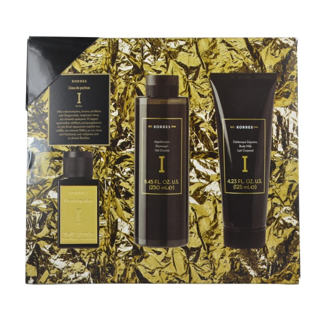 Korres Set Premium Eau de Parfum I For Her 50ml + Γαλάκτωμα Σώματος 125ml + Αφρόλουτρο 250ml